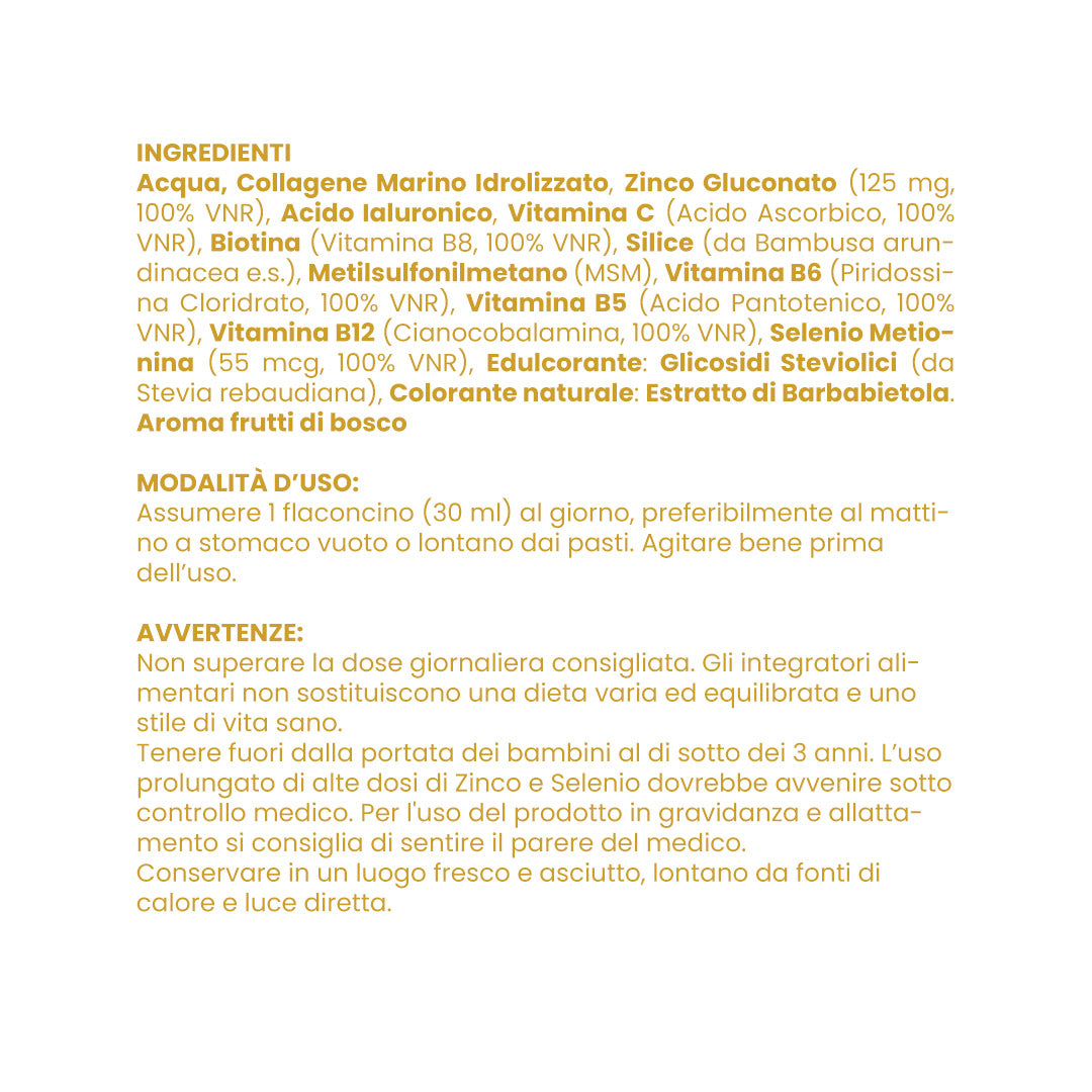 Biolongevity Innovative Collagene - Flaconi per l'elasticità della pelle